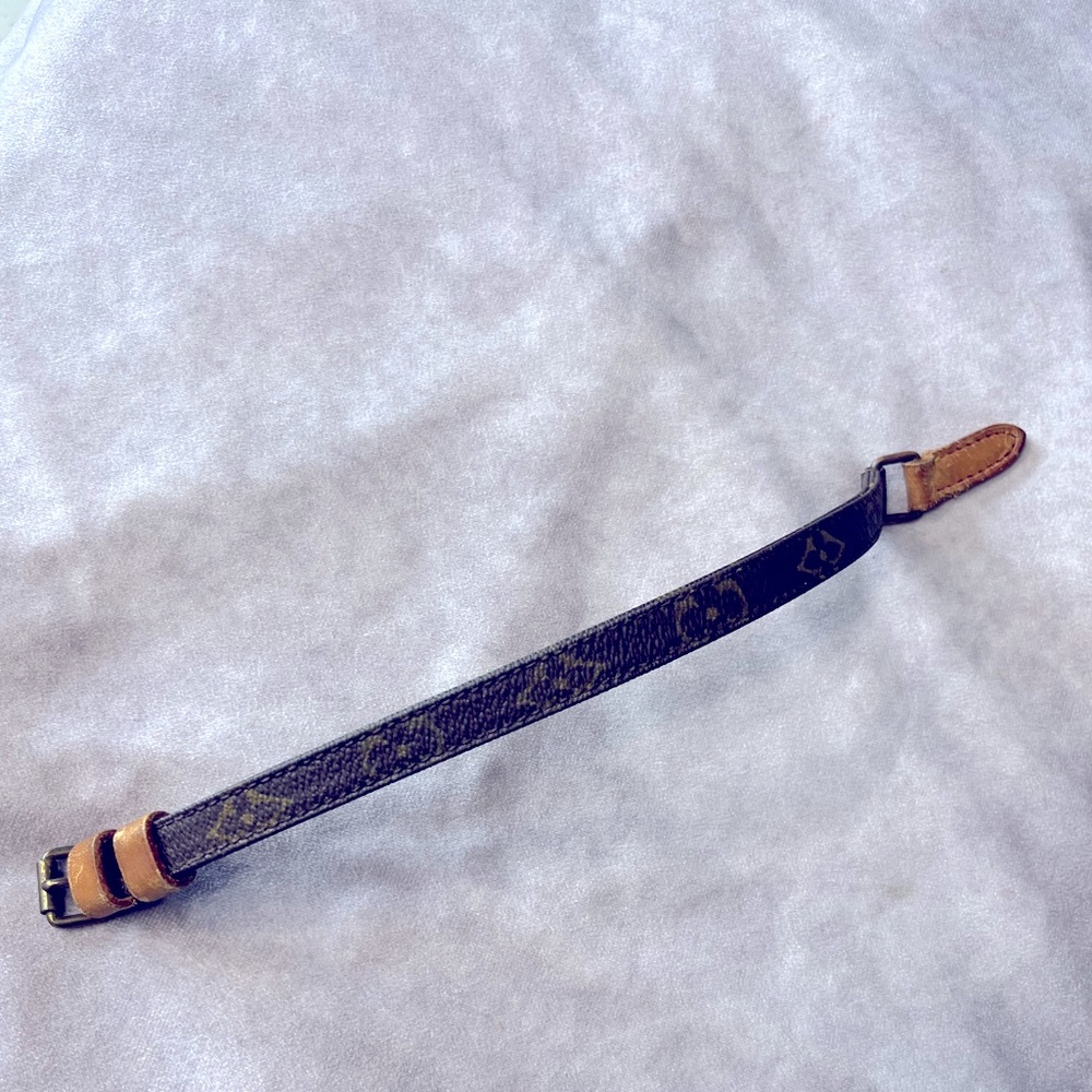 Louis Vuitton Monogram Brown and Tan Strap